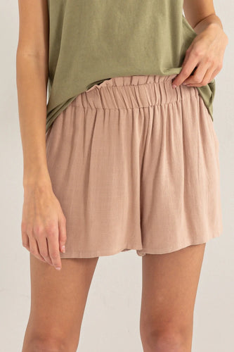 Linen Paperbag Shorts