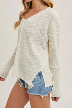 Ivory Knit Pullover