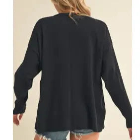 Black Chelli Knit Sweater