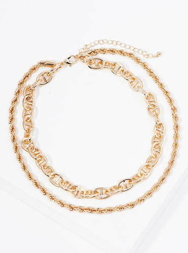 Gucci Link Layered Necklace
