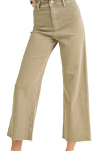 Straight Wide Leg Denim Pants
