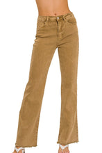 Frayed Hem Bootcut Bottoms