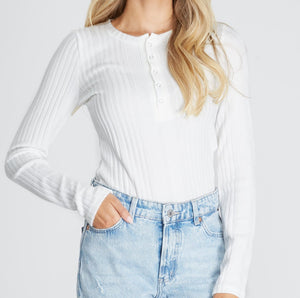 Brushed Rib Knit Top