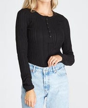 Brushed Rib Knit Top