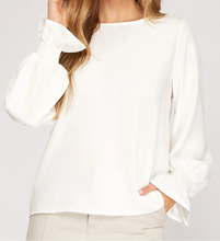 Smocked Bubble Sleeve Top