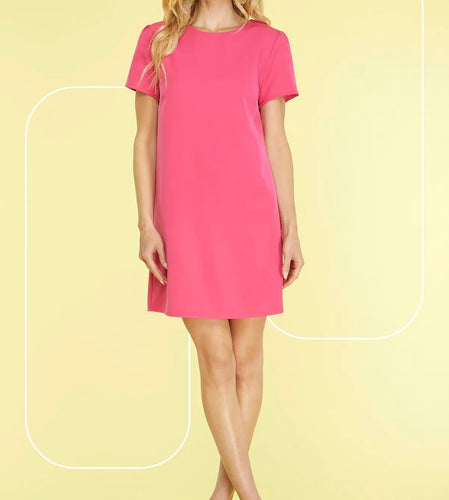 Hot Pink Shift Dress
