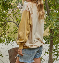Color Block Loose Fit Top