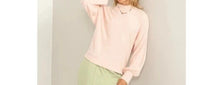 Blush Balloon Sleeve Cozy Top