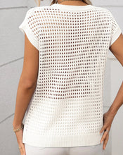 Crochet Open Knit Top