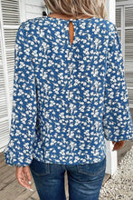 Blue Ditsy Blouse