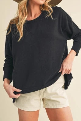 Black Chelli Knit Sweater