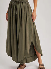 Bohemian Side Slit Wide Leg Pants