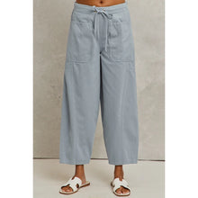 Dusty Denim Barrel Pants
