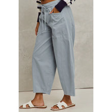 Dusty Denim Barrel Pants
