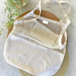 Neutral Mesh Market Bags