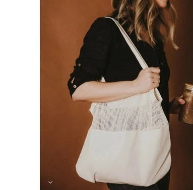 Neutral Mesh Market Bags