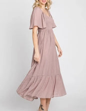 Plum Flowy Dress