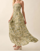 Smocked Floral Maxi Dress