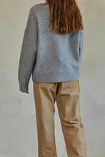 Heather Gray VNeck Sweater