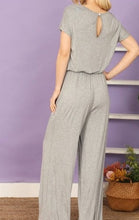 Grey Knit Jumpsuit