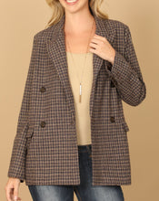 Brown Plaid Blazer