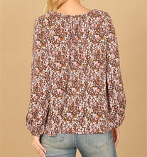 Floral Print Long Sleeve Top