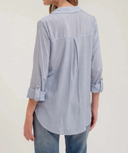 Blue Stripe Button Down Shirt