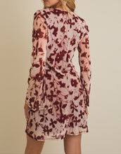 Floral Flare Sleeve Dress