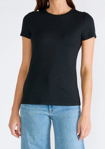 Black Slim Fit Crewneck