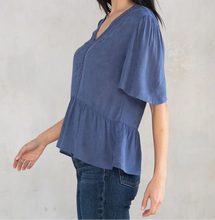Floral Textured Flowy Top