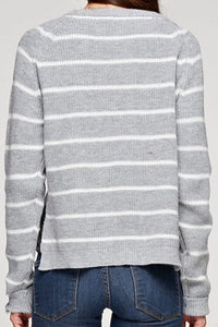 Striped Classic Crewneck Sweater