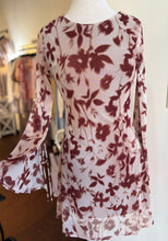 Floral Flare Sleeve Dress