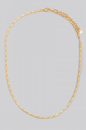 Intricate Gold Chain Link Necklace