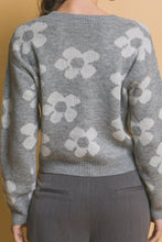 Crew Neck Floral Sweater