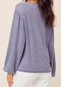 Classic Balloon Sleeve Top