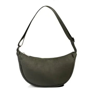 Nylon Crescent Crossbody Bag