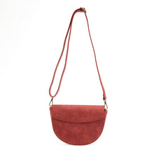 Rust Crescent Crossbody Bag