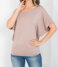 Mocha Dolman Top