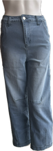 Barrel Style Cropped Denim