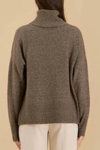 Mocha Pullover Front Seam Sweater