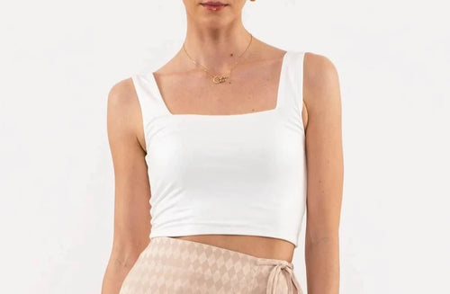 Square Neck Cropped Tank