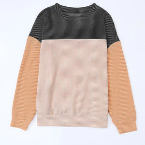 Khaki ColorBlock Top