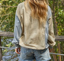 Color Block Loose Fit Top