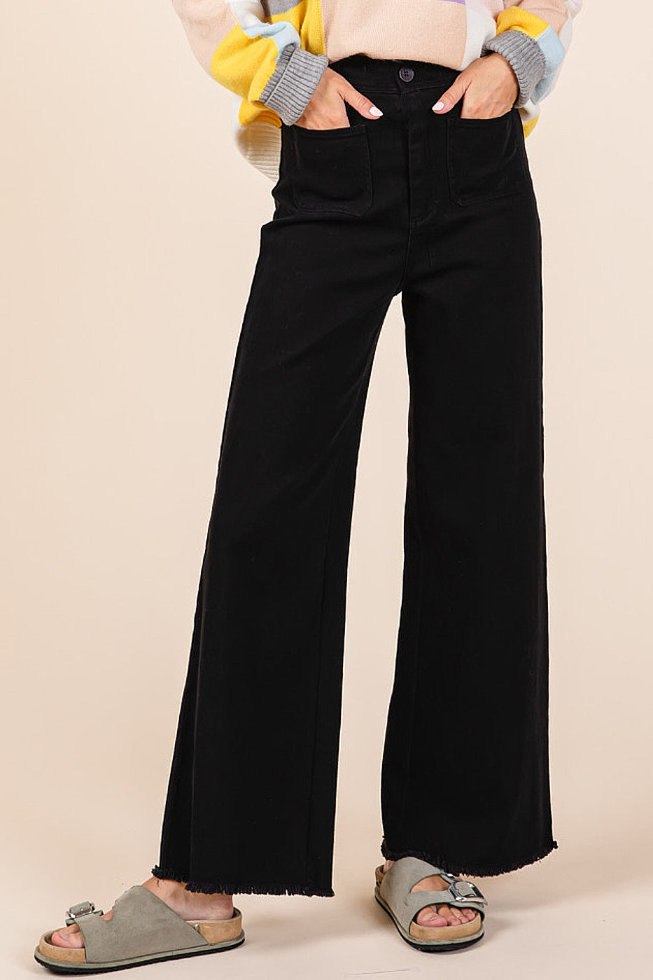 Black Wide Leg Pants