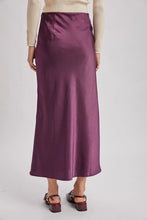 Elegant Plum Midi Skirt