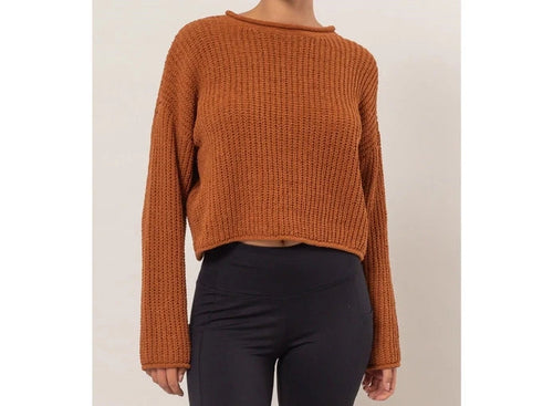 Cozy Rolled Neck Sweater