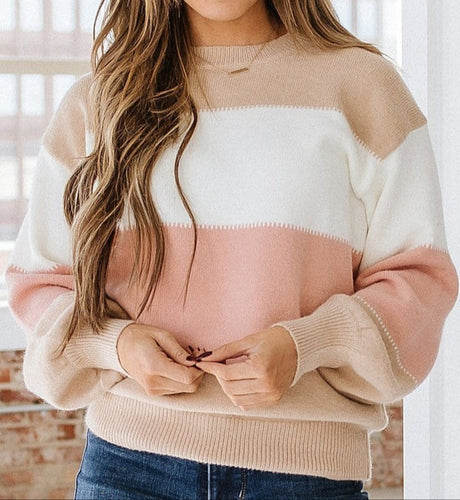 Color Block Sweater