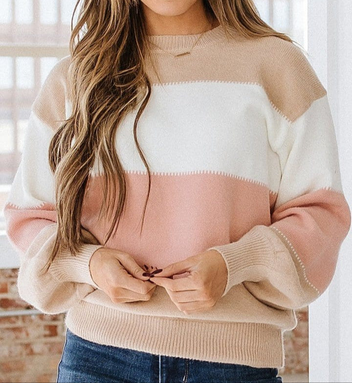 Color Block Sweater