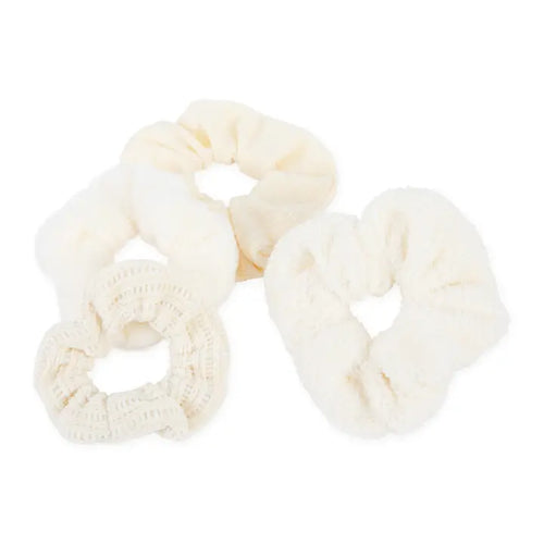 Cream Scrunchie Set