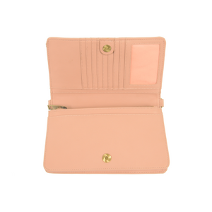 Blush Woven Crossbody Bag